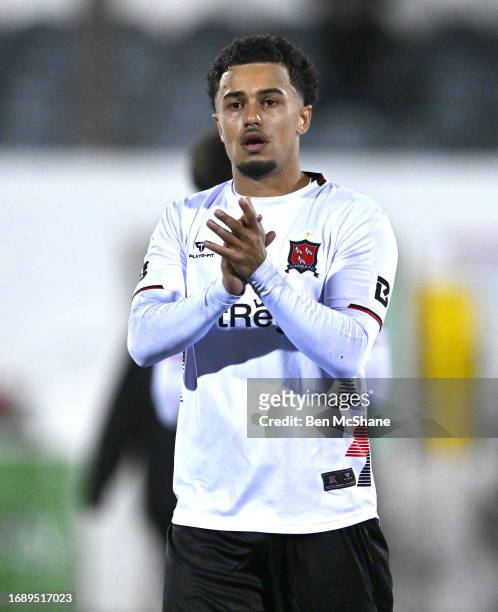 Louth , Ireland - 25 September 2023; Sam Durrant of Dundalk after the SSE Airtricity Men's Premier Division match between Dundalk and Cork City at...