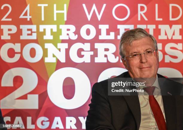 September 18, 2023 : Pedro Miras, President of WPC Energy, United Kingdom, is seen during the CEO Strategic Session 3: Untapped Reserves 3.0...