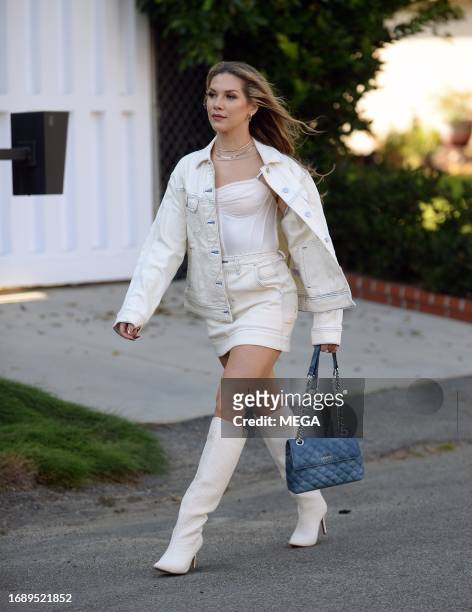 Allison Holker is seen out and about on September 25, 2023 in Los Angeles, California.