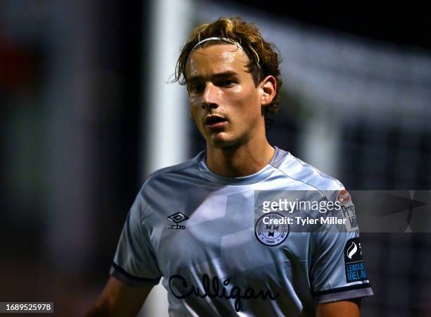 Dublin , Ireland - 25 September 2023; Harry Wood of Shelbourne during the SSE Airtricity Men's Premier Division match between Bohemians and...