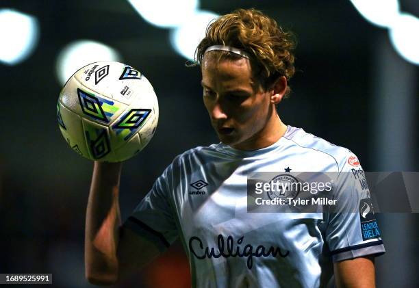 Dublin , Ireland - 25 September 2023; Harry Wood of Shelbourne during the SSE Airtricity Men's Premier Division match between Bohemians and...