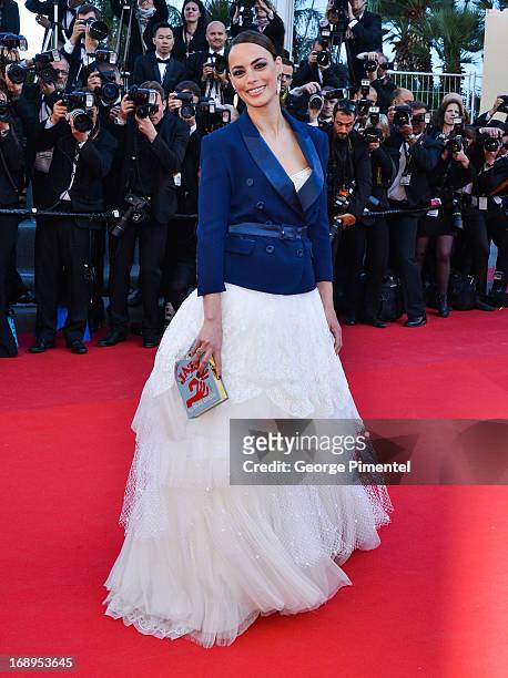 Actress Berenice Bejo attends the Premiere of 'Le Passe' at The 66th Annual Cannes Film Festival on May 17, 2013 in Cannes, France.