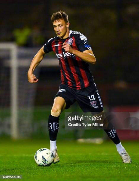 Dublin , Ireland - 25 September 2023; Kacper Radkowski of Bohemians during the SSE Airtricity Men's Premier Division match between Bohemians and...