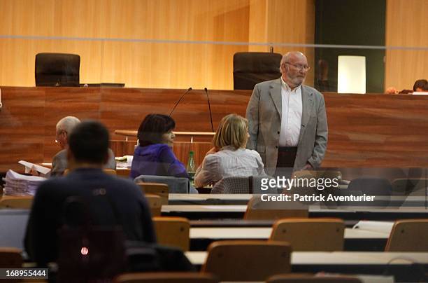 Poly Implant Prothese founder Jean-Claude Mas during the last day of the PIP trial at Parc Chanot on May 17, 2013 in Marseille, France. Jean-Claude...