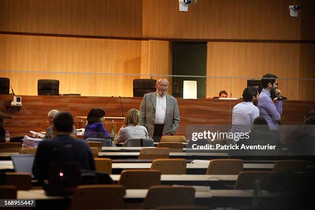 Poly Implant Prothese founder Jean-Claude Mas during the last day of the PIP trial at Parc Chanot on May 17, 2013 in Marseille, France. Jean-Claude...