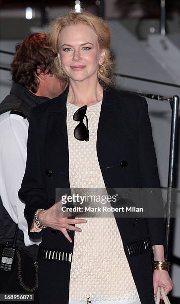 Nicole Kidman attending the Johnnie Walker yacht party at The 66th Annual Cannes Film Festival on May 17, 2013 in Cannes, France.