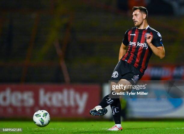 Dublin , Ireland - 25 September 2023; Jordan Flores of Bohemians during the SSE Airtricity Men's Premier Division match between Bohemians and...