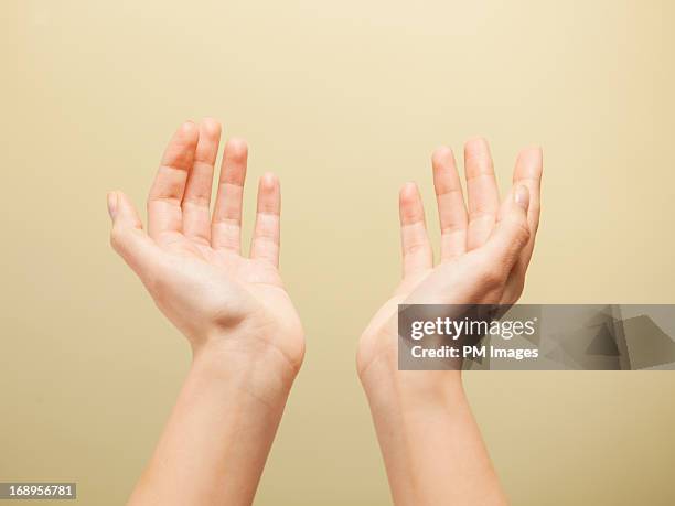 hands reaching up to heaven - open hand stock pictures, royalty-free photos & images