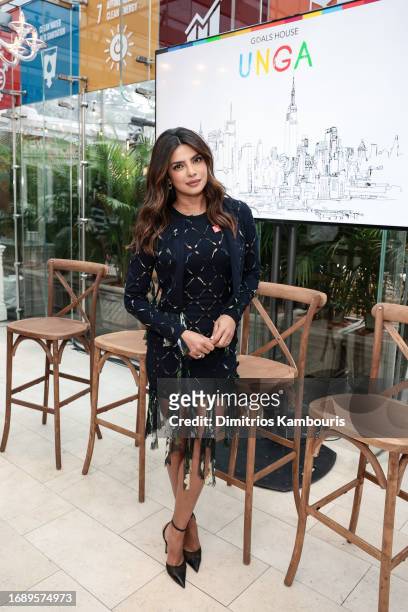 Priyanka Chopra Jonas is seen at Victoria's Secret's Impact Fund – Goals House Panel Event at Tavern On The Green on September 18, 2023 in New York...