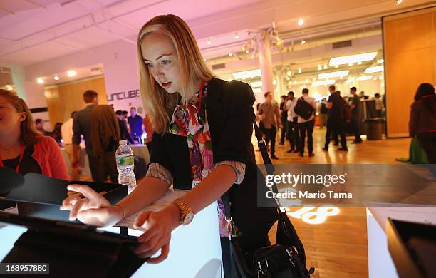 Andrea DeWerd attends the NYC Uncubed tech recruiting event on May 17, 2013 in New York City. 1,100 people were expected to attend the unconventional...