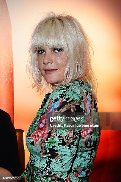 Singer Micky Green attends the L'Or Sunset Showcase with Micky Green for L'Oreal during The 66th Annual Cannes Film Festival on May 17, 2013 in...