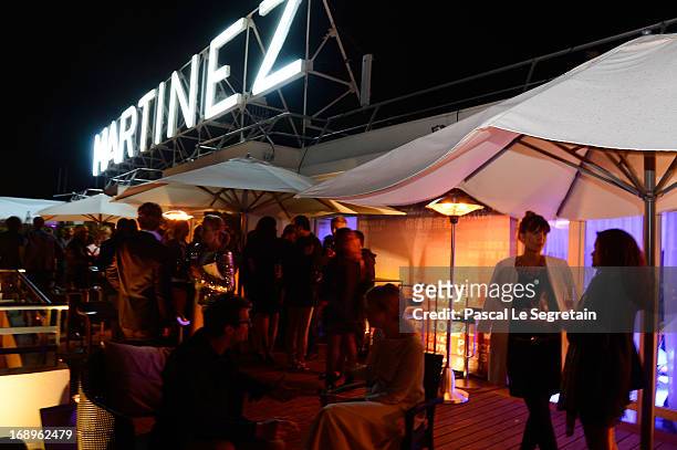General view at the L'Or Sunset Showcase with Micky Green for L'Oreal during The 66th Annual Cannes Film Festival at Hotel Martinez on May 17, 2013...