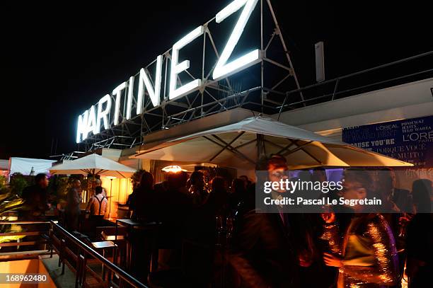 General view at the L'Or Sunset Showcase with Micky Green for L'Oreal during The 66th Annual Cannes Film Festival at Hotel Martinez on May 17, 2013...