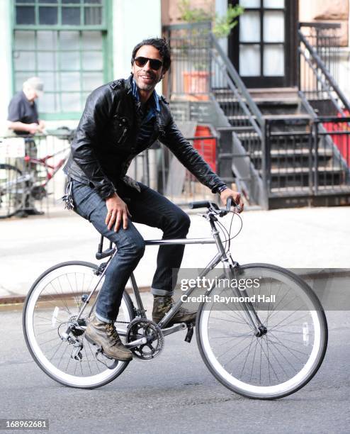 Personal Trainer Carlos Leon is seen in Soho on May 17, 2013 in New York City.