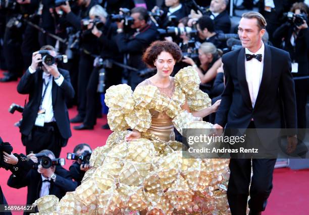 Larisa Katz attends the Premiere of 'Le Passe' during The 66th Annual Cannes Film Festival at Palais des Festivals on May 17, 2013 in Cannes, France.