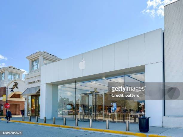 apple store - apple building stock-fotos und bilder
