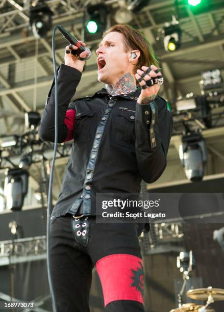 Josh Todd of Buckcherry performs during 2013 Rock On The Range at Columbus Crew Stadium on May 17, 2013 in Columbus, Ohio.