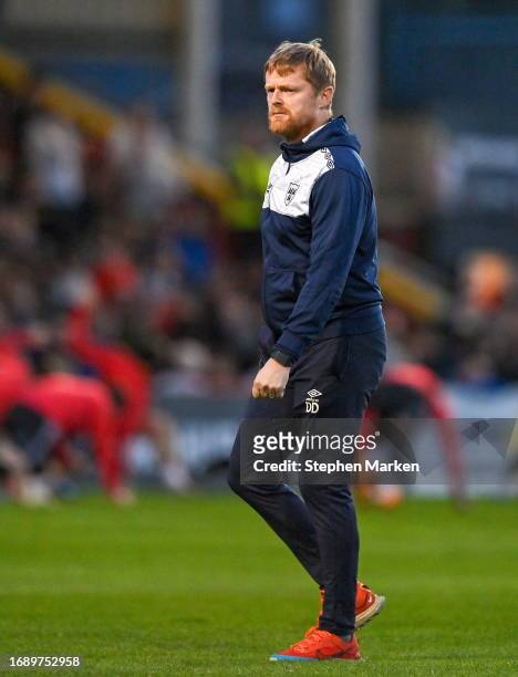 Dublin , Ireland - 25 September 2023; Shelbourne manager Damien Duff before the SSE Airtricity Men's Premier Division match between Bohemians and...