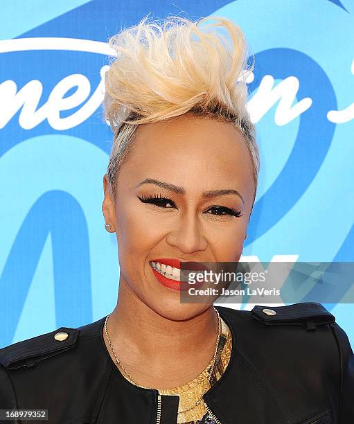 Emeli Sande attends the American Idol 2013 finale at Nokia Theatre L.A. Live on May 16, 2013 in Los Angeles, California.