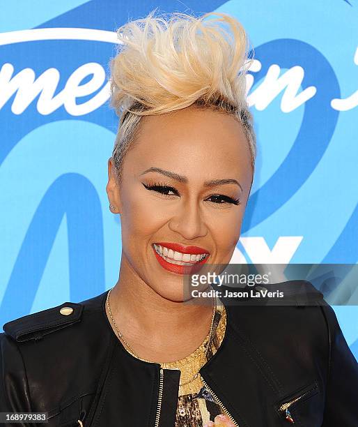 Emeli Sande attends the American Idol 2013 finale at Nokia Theatre L.A. Live on May 16, 2013 in Los Angeles, California.