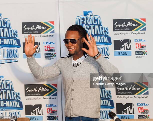 Flavour at the press conference for the MTV Africa All Stars Concert on May17, 2013 in Durban, South Africa. Snoop Dog or Snoop Lion as he is now...