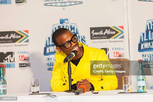 Zakes Bantwini at the press conference for the MTV Africa All Stars Concert on May17, 2013 in Durban, South Africa. Snoop Dog or Snoop Lion as he is...