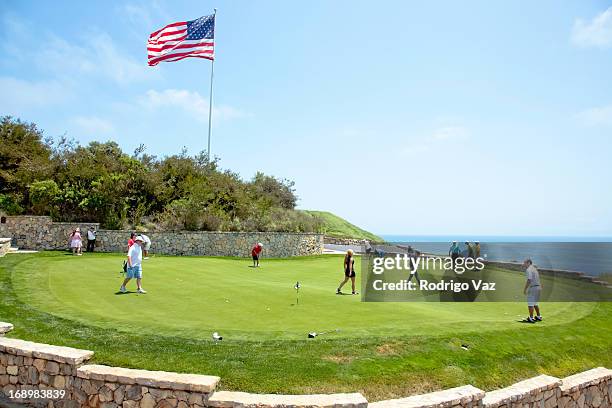 General atmosphere at the 2nd annual Hank Baskett Classic Golf Tournament at the Trump National Golf Club Los Angeles on May 17, 2013 in Rancho Palos...