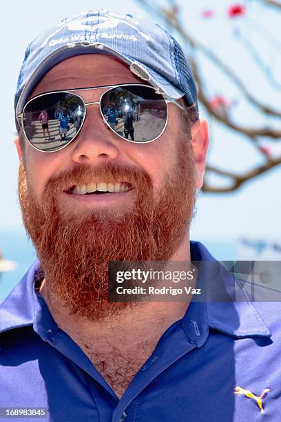 Producer Mikey Roe attends the 2nd annual Hank Baskett Classic Golf Tournament at the Trump National Golf Club Los Angeles on May 17, 2013 in Rancho...