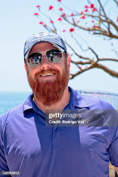 Producer Mikey Roe attends the 2nd annual Hank Baskett Classic Golf Tournament at the Trump National Golf Club Los Angeles on May 17, 2013 in Rancho...