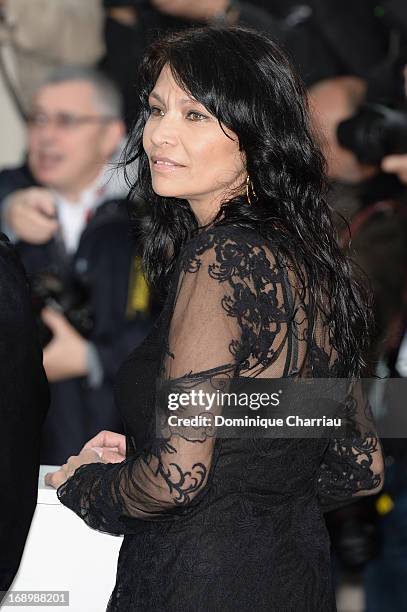 Michelle Thrush attends the photocall for 'Jimmy P. ' at the Palais des Festivals during The 66th Annual Cannes Film Festival on May 18, 2013 in...