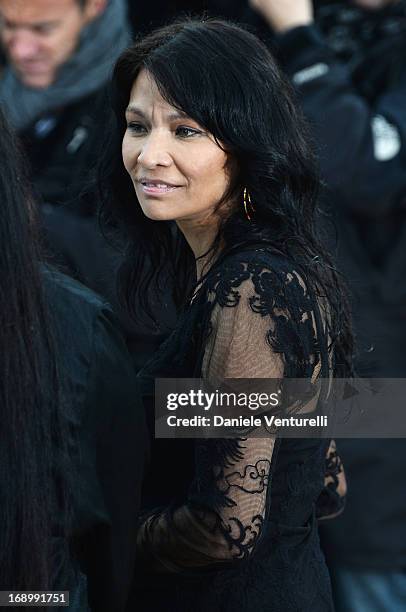 Michelle Thrush attends the photocall for 'Jimmy P. ' at the Palais des Festivals during The 66th Annual Cannes Film Festival on May 18, 2013 in...