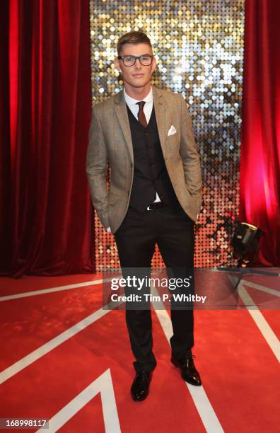 Actor Kieron Richardson attends the British Soap Awards at Media City on May 18, 2013 in Manchester, England.