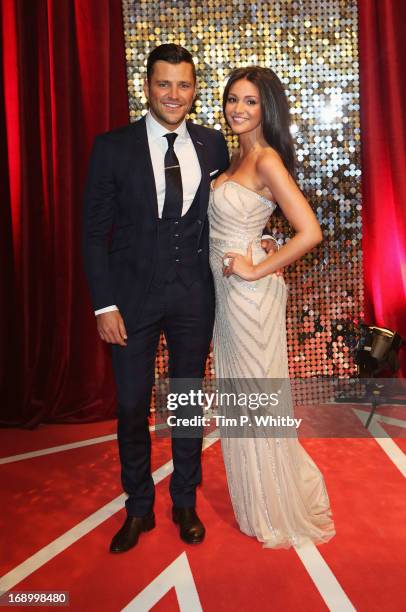 Actress Michelle Keegan and Mark Wright attend the British Soap Awards at Media City on May 18, 2013 in Manchester, England.