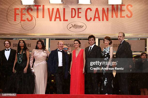 Actor Danny Mooney, actress Michelle Thrush, actress Misty Upham, Director Arnaud Desplechin, French Culture minister Aurelie Filippetti, actor...