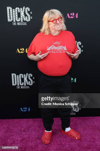 Bruce Vilanch attends the Los Angeles premiere of A24's "Dicks: The Musical" at Fine Arts Theatre on September 18, 2023 in Beverly Hills, California.