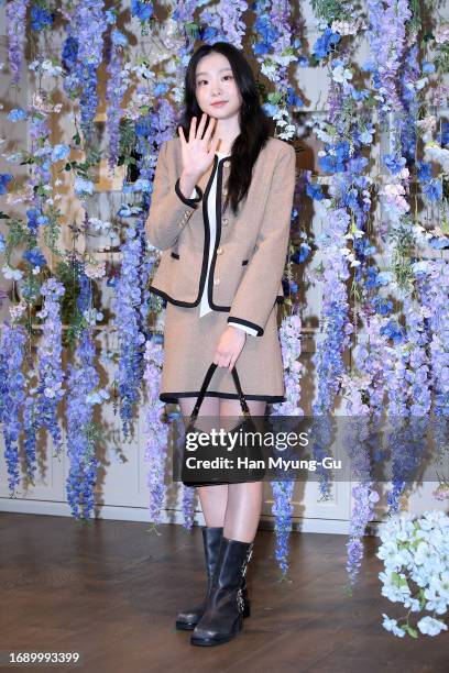 South Korean actress Kim Da-Mi is seen at the 'Depound' 2023 FW collection event on September 19, 2023 in Seoul, South Korea.