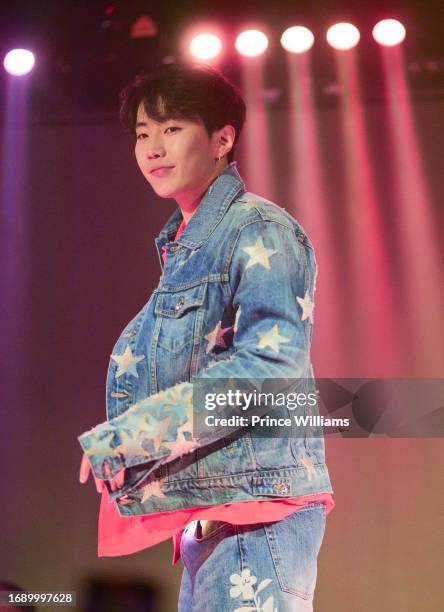 Jay Park performs during Won Soju Launch Hosted by Jay Park at District Atlanta on September 14, 2023 in Atlanta, Georgia.