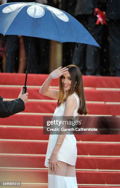 Paz Vega attends the 'Jimmy P. ' Premiere during the 66th Annual Cannes Film Festival at the Palais des Festivals on May 18, 2013 in Cannes, France.