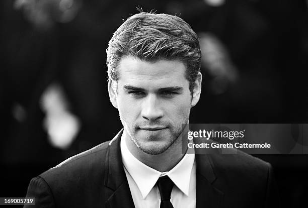 Actor Liam Hemsworth attends the Premiere of 'Jimmy P. ' at Palais des Festivals during The 66th Annual Cannes Film Festival on May 18, 2013 in...