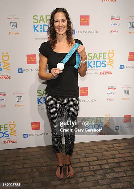 Olympic Silver Medalist swimmer Kristy Kowal attends 2013 Safe Kids Day at Highline Stages on May 18, 2013 in New York City.