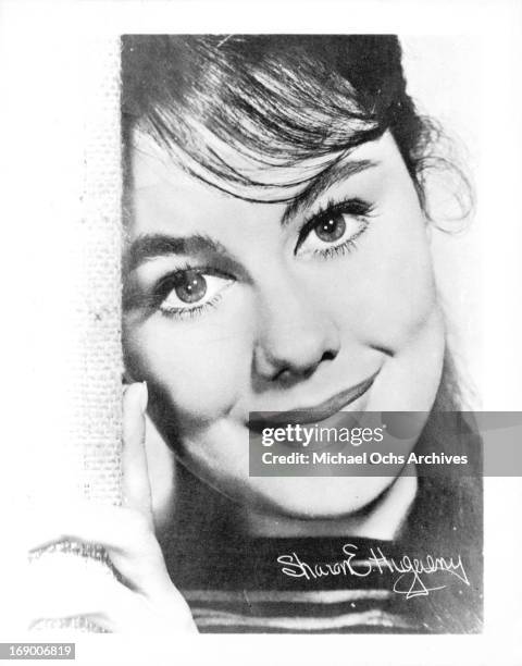 Actress Sharon Hugueny poses for a portrait in circa 1964.