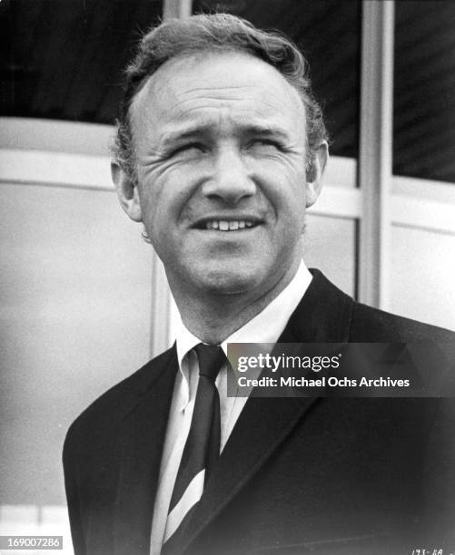 Actor Gene Hackman poses for a portrait in circa 1965.