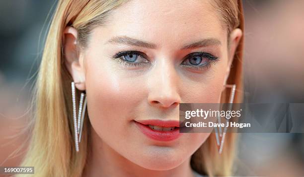 Doutzen Kroes attends the 'Jimmy P. ' Premiere during the 66th Annual Cannes Film Festival at the Palais des Festivals on May 18, 2013 in Cannes,...