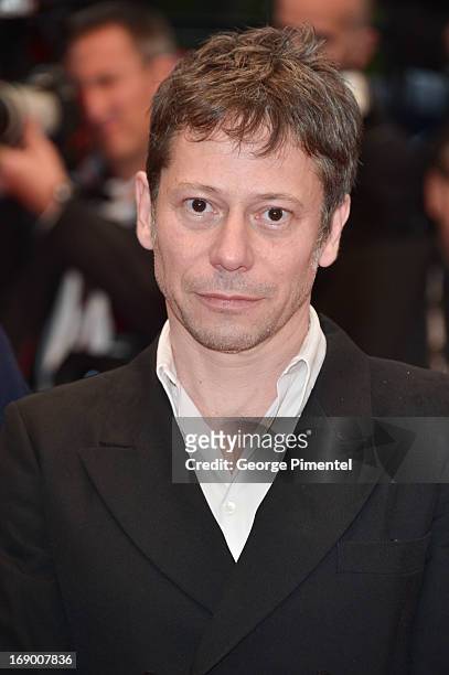 Actor Mathieu Amairic attends the Premiere of 'Jimmy P. ' at The 66th Annual Cannes Film Festival>> on May 18, 2013 in Cannes, France.