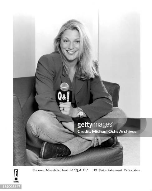 Radio and Television personality Eleanor Mondale poses for a portrait in circa 1994.