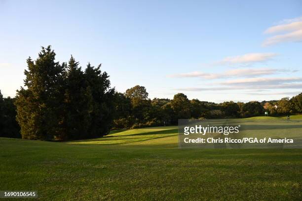 General view of the golf course during a practice round before the Junior Ryder Cup at Golf Nazionale on Monday, September 25, 2023 in Viterbo, Italy.