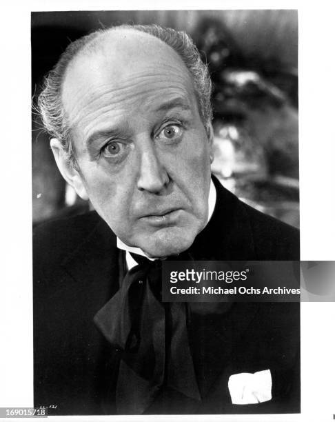 Cecil Parker as Sir Percy in a scene from the film 'Lady L', 1965.