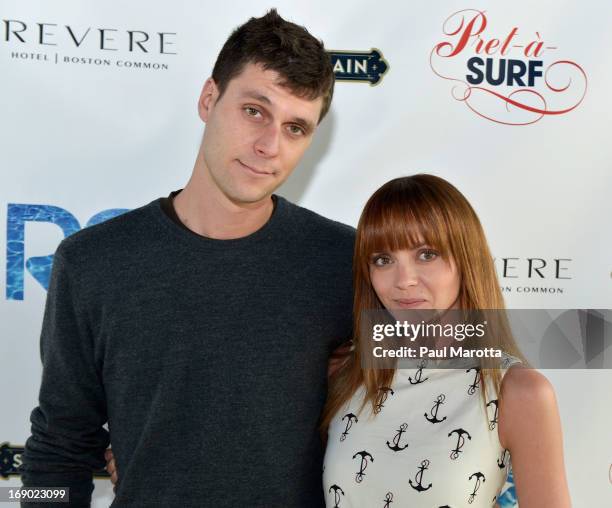 James Heerdegen and Christina Ricci attend the Rooftop @ Revere Launch Party at The Revere Hotel on May 18, 2013 in Boston, Massachusetts.