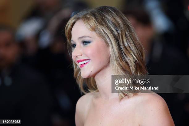 Jennifer Lawrence attends the Premiere of 'Jimmy P. ' at The 66th Annual Cannes Film Festival on May 18, 2013 in Cannes, France.