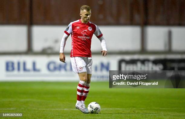 Dublin , Ireland - 25 September 2023; Jamie Lennon of St Patrick's Athletic during the SSE Airtricity Men's Premier Division match between St...